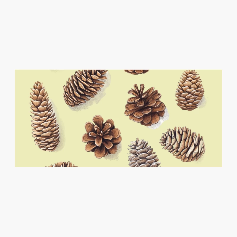 Variety of Brown Pinecones: A Natural Botanical Study Coffee Mug