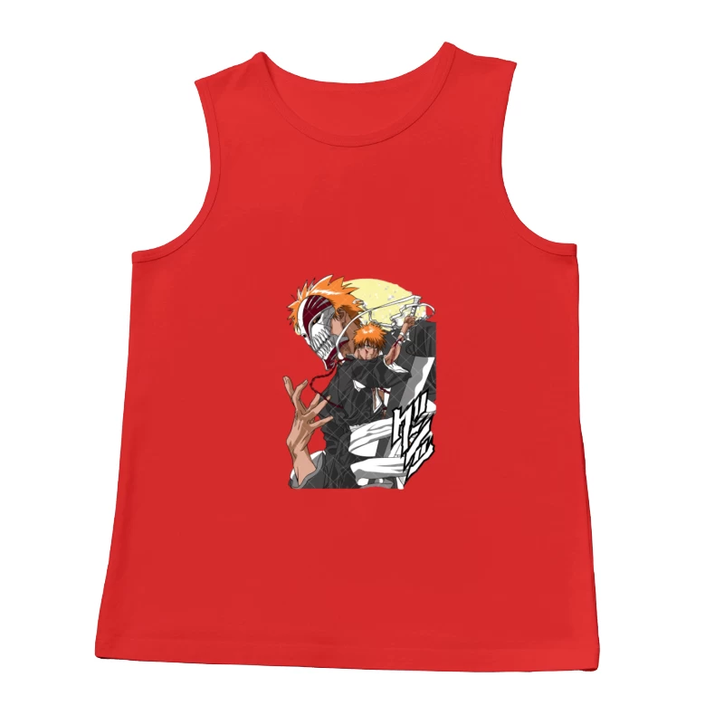 Cooler Shinigami-Krieger - Manga-Illustration Herren Tanktops
