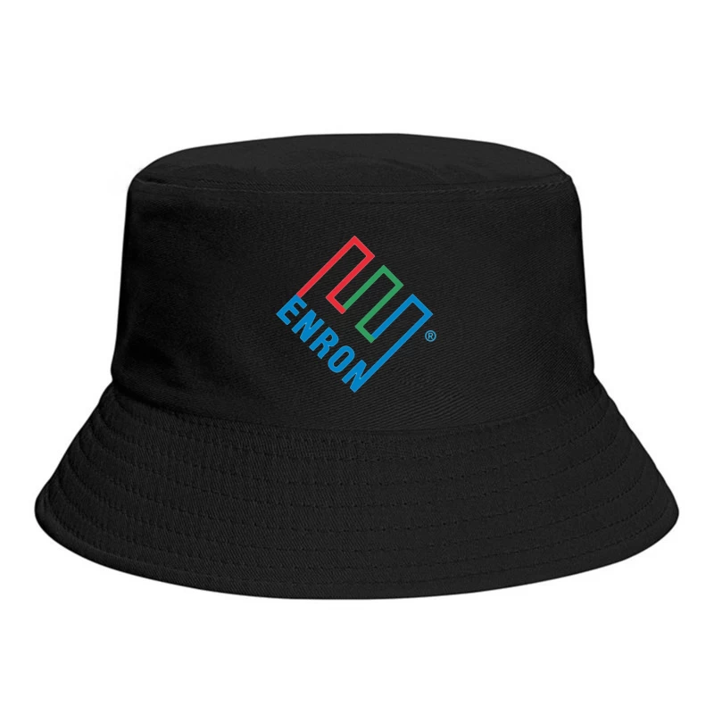 Enron Corporation Logo - Historic Energy Company Symbol Bucket Hat