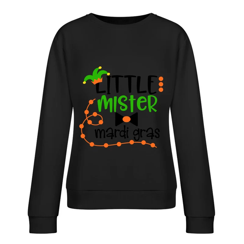 Petite fête de Mardi Gras Femme Sweat-shirt à enfiler