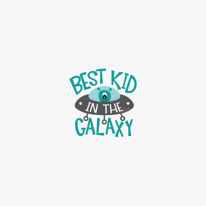 Meilleur enfant de la galaxie avec OVNI coloré Homme Sweat-shirt à enfiler