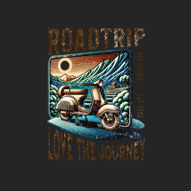 Roller-Roadtrip: Liebe das Abenteuer Herren Pullover Sweatshirt