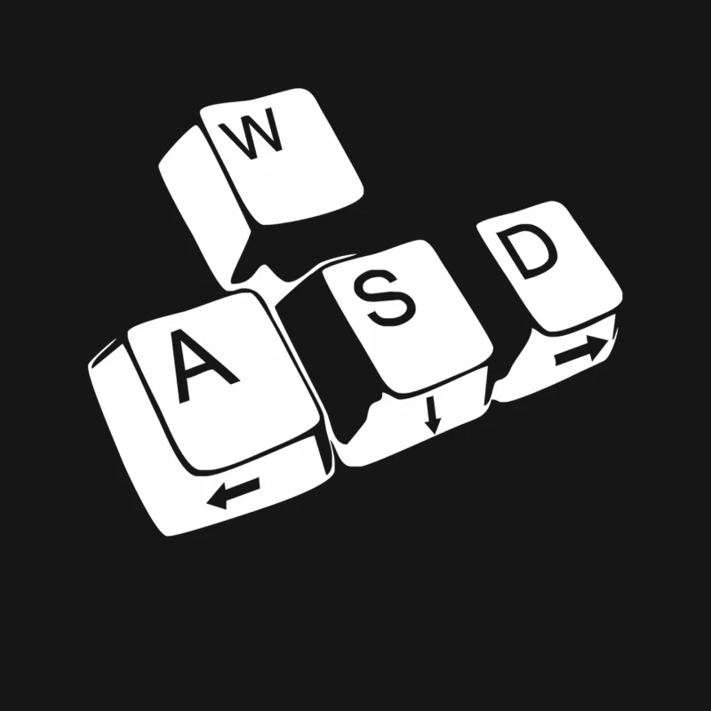 WASD Tasten  Funny Mouse Pad