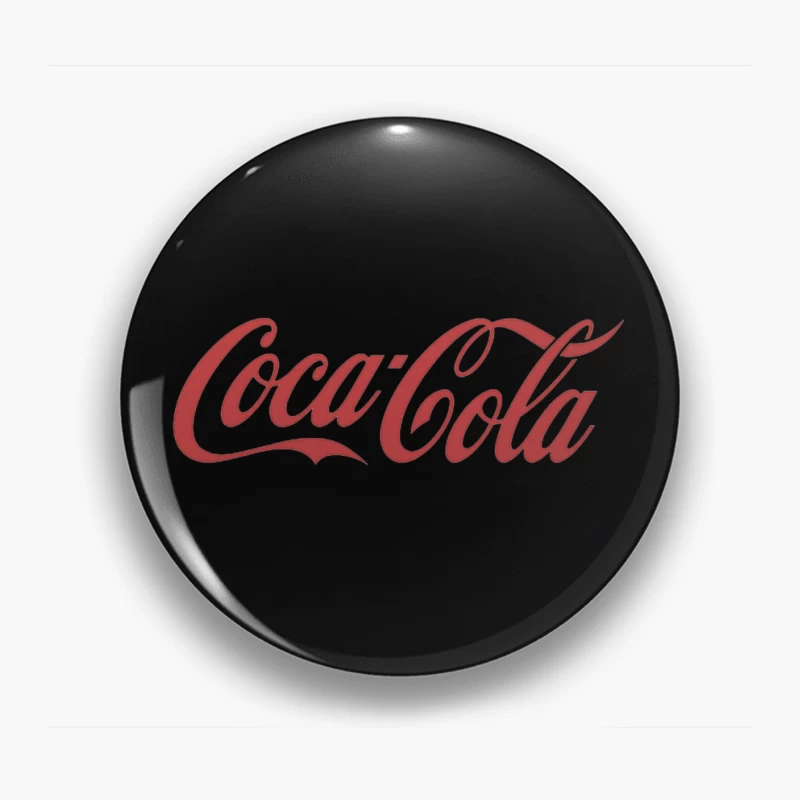 Classic Red Coca-Cola Cursive Logo Pin