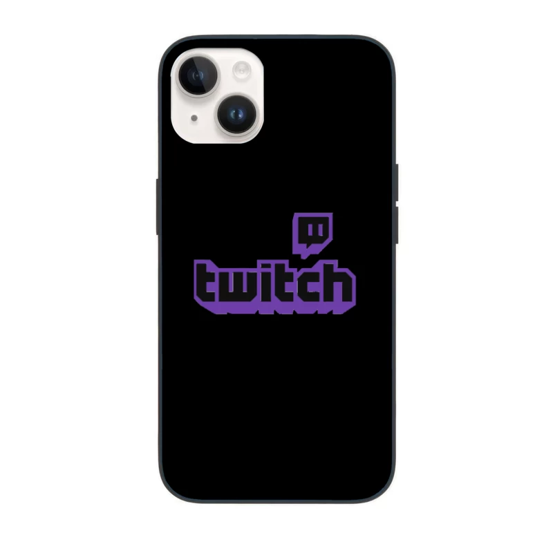 Twitch Gaming Platform Purple Logo iPhone Case