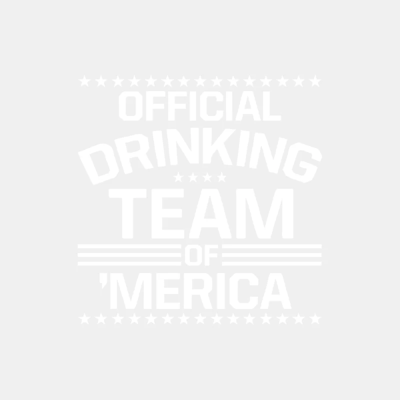 Official Drinking Team _Merica Male Tank Top