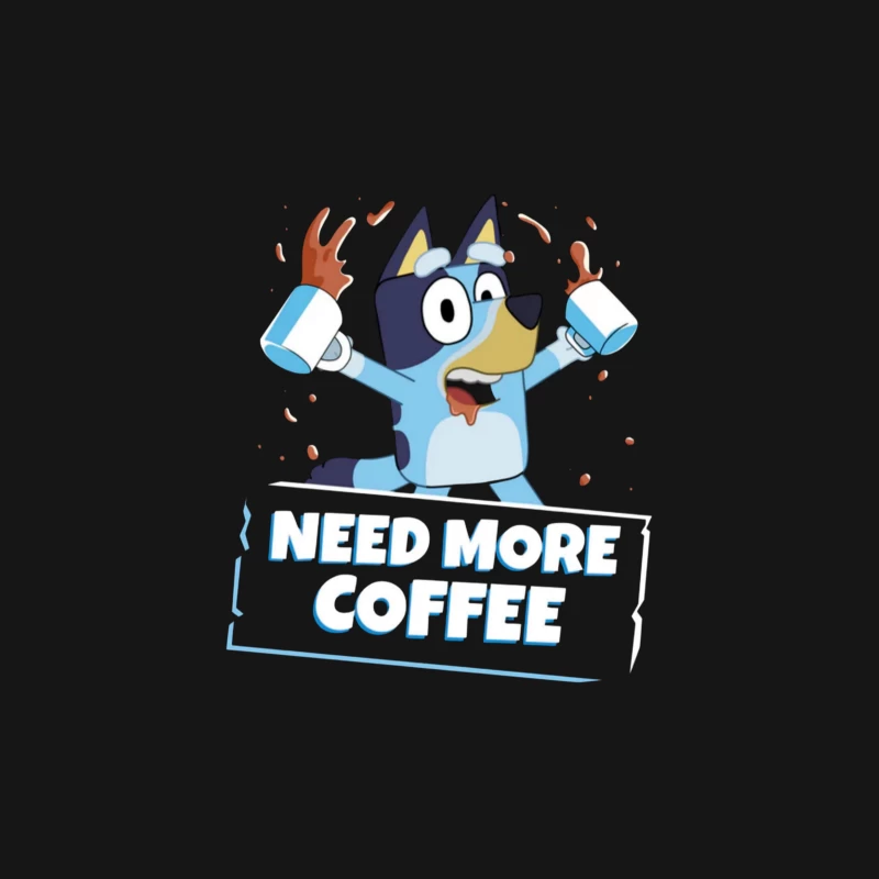 bluey coffee Male Long Sleeve T-Shirt