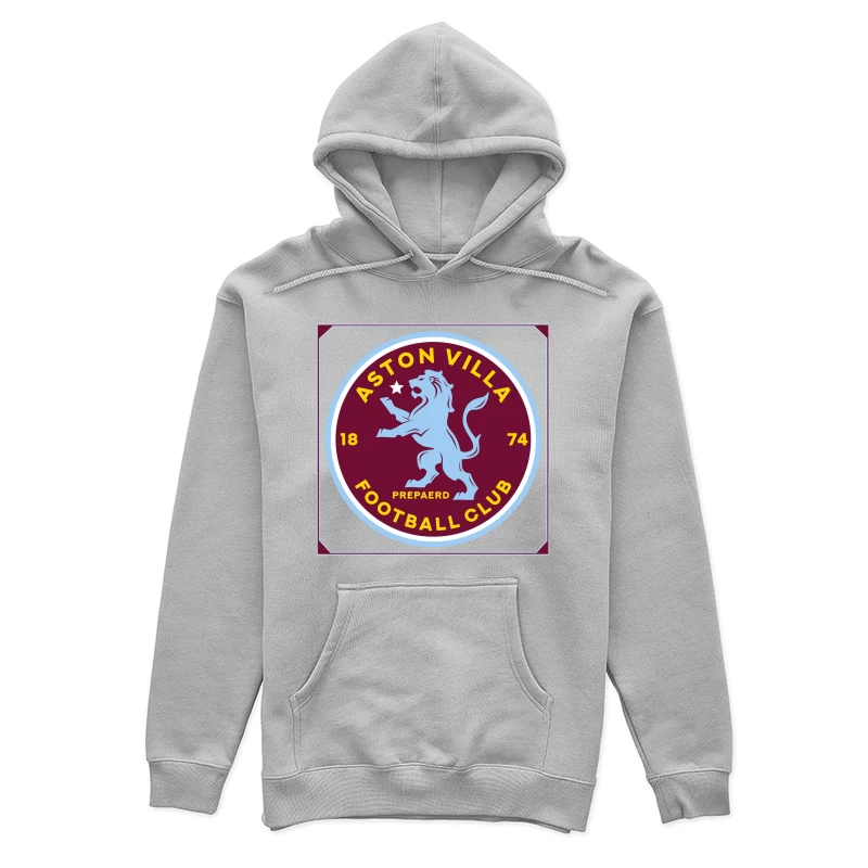 Aston Villa Football Club Historic Crest with Rampant Lion Female Pullover Hoodie