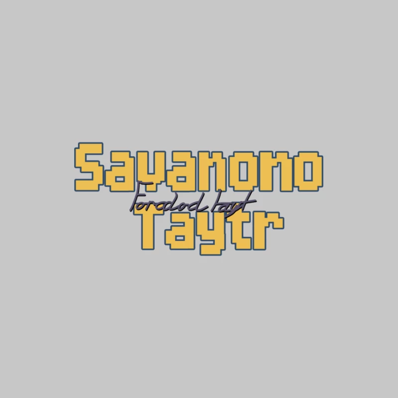 Blockschrift Design mit kreativer Typografie Damen Langarm T-Shirt