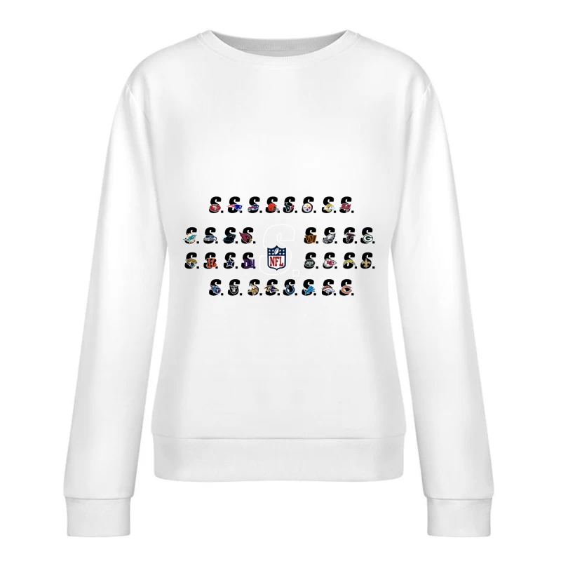 NFL Team-Logos Sammlung Damen Pullover Sweatshirt