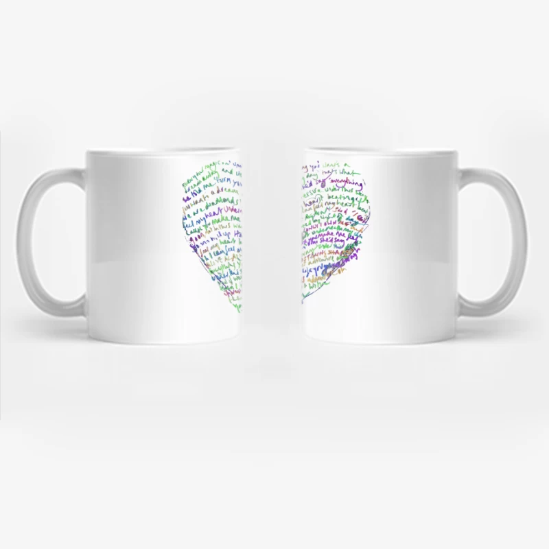 Coldplay Lyrics Art Coffee Mug