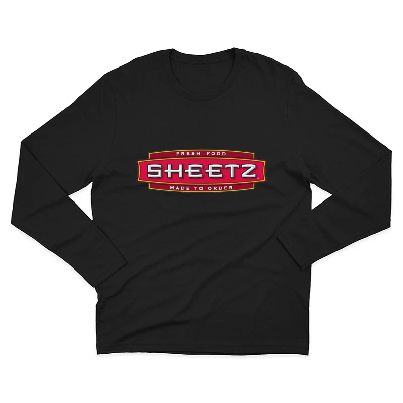 Sheetz Convenience Store Logo with Made to Order Fresh Food Branding Male Long Sleeve T-Shirt