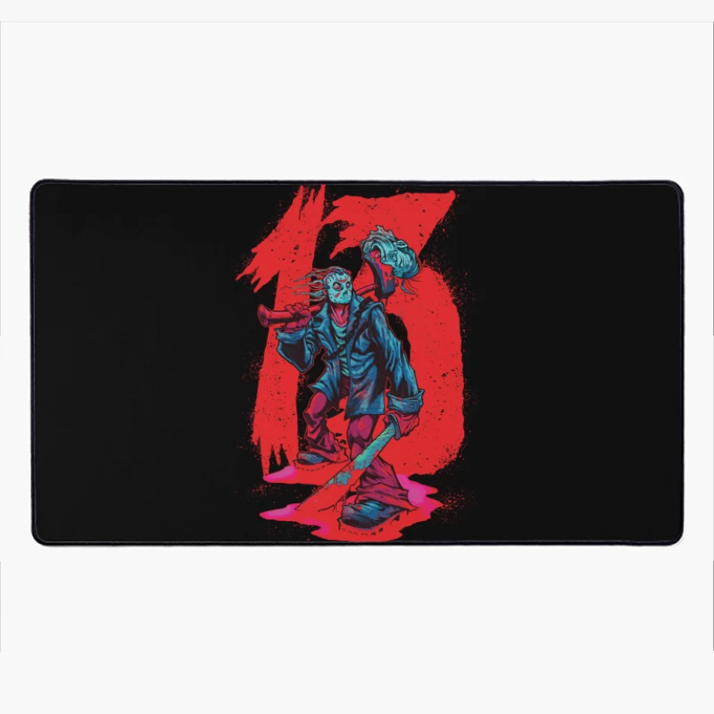 Horror Character Illustration Desk Mat