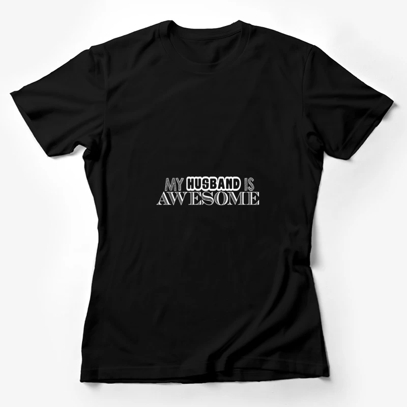 Message d'amour flamboyant pour mari Femme T-Shirt