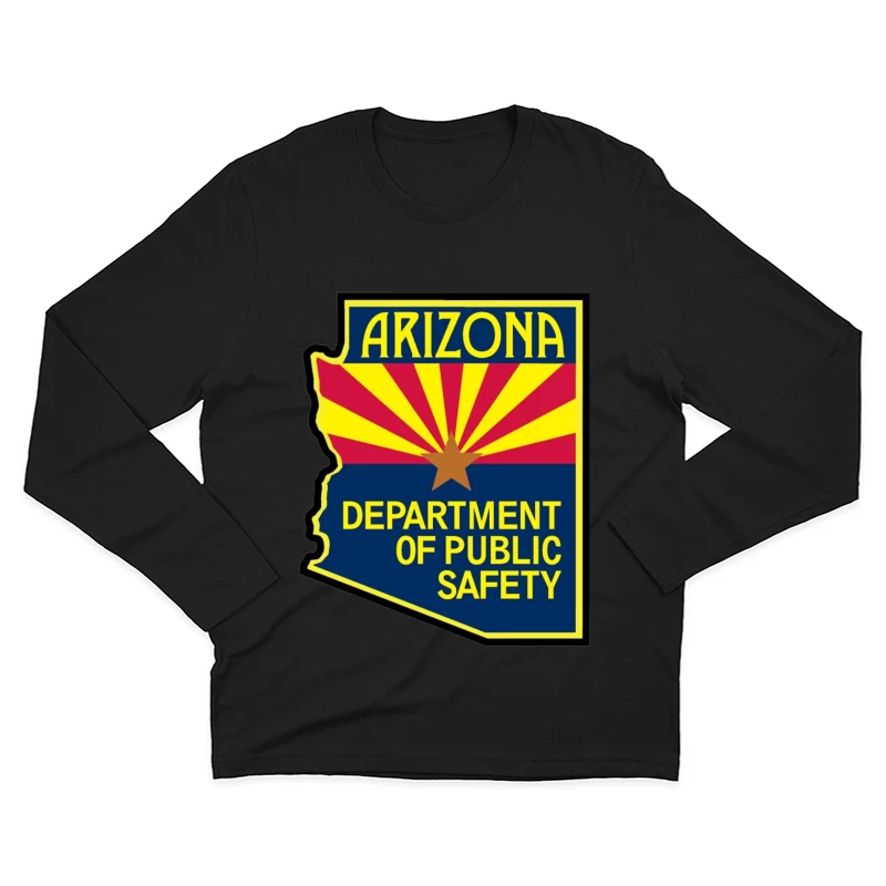 Arizona Department of Public Safety Official Logo Male Long Sleeve T-Shirt