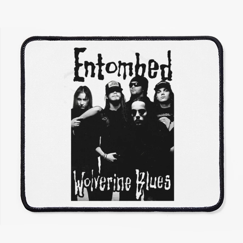 Entombed Wolverine Blues Black White Mouse Pad