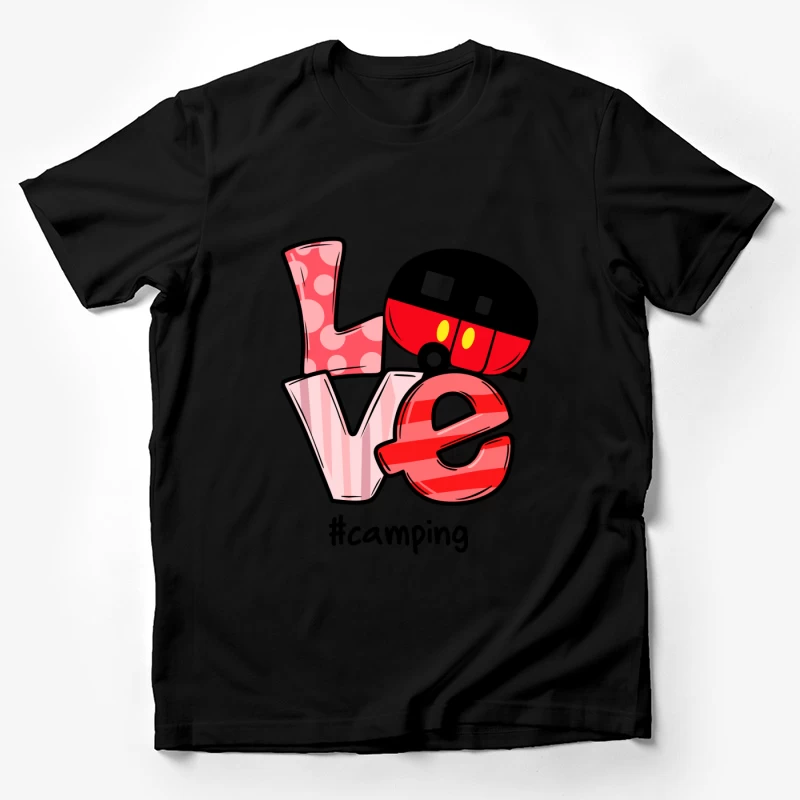 Conception d'amour colorée Homme T-Shirt
