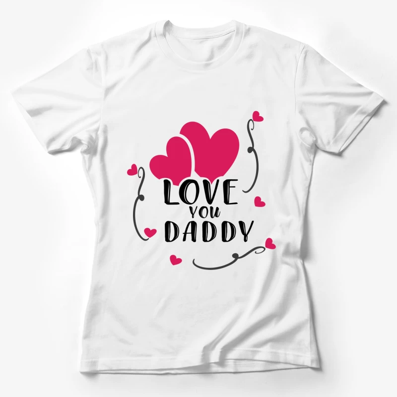 Coeurs entrelacés avec ornements Femme T-Shirt