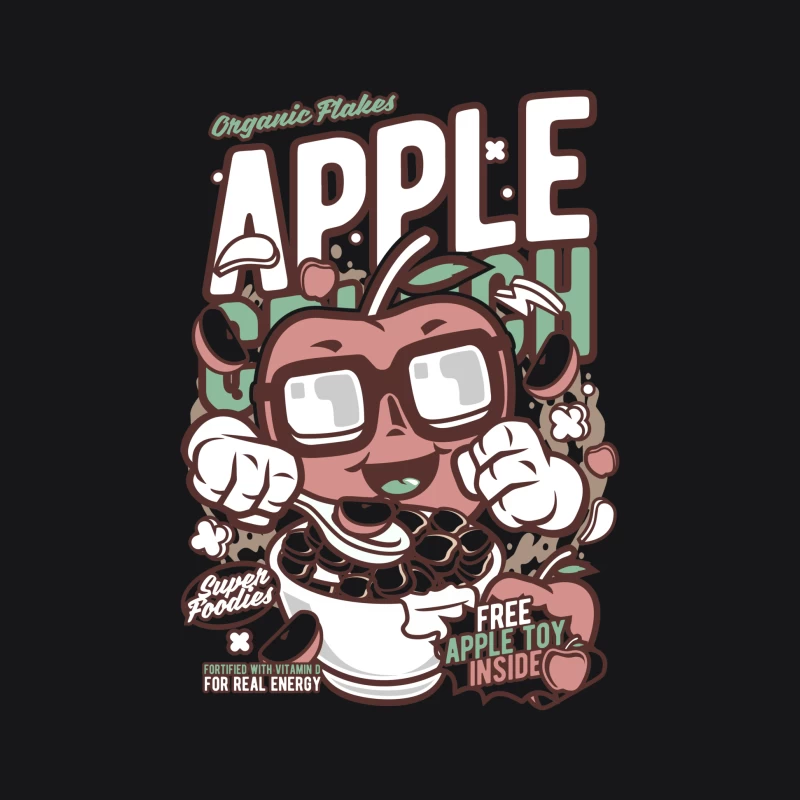 Céréales Pomme Croquante avec Jouet Gratuit Homme Sweat à capuche