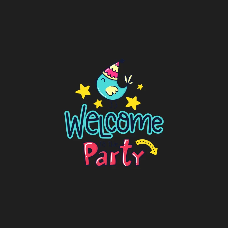 Bienvenue à la fête avec un oiseau joyeux Homme Débardeur