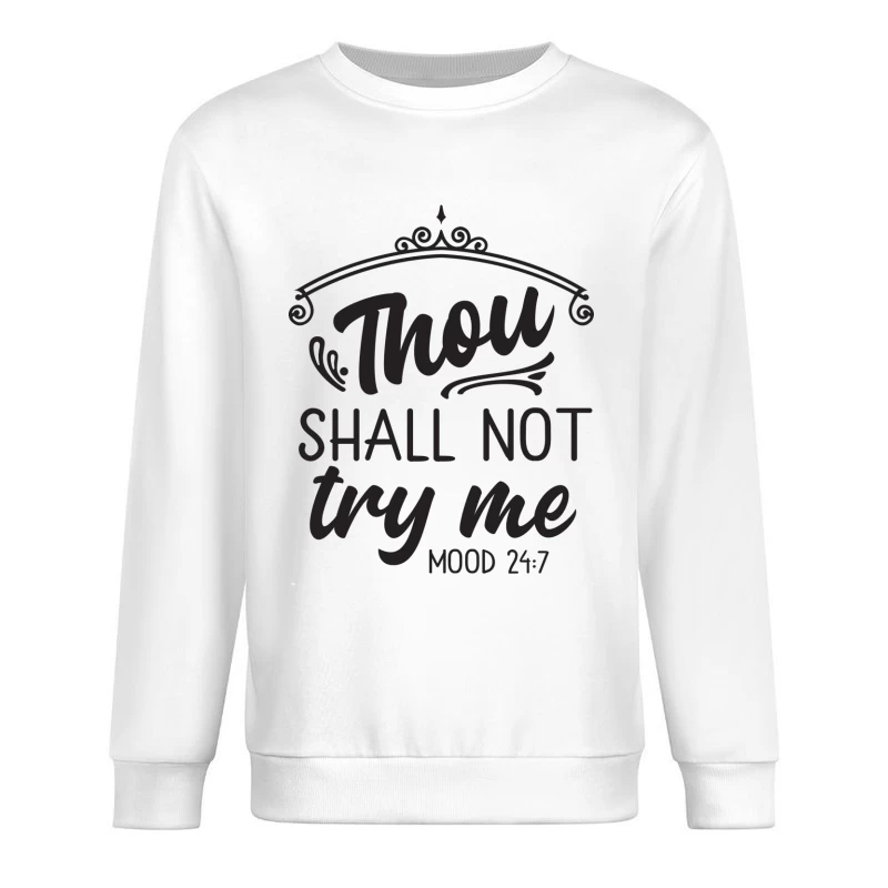 Citation humoristique sur la confiance Homme Sweat-shirt à enfiler