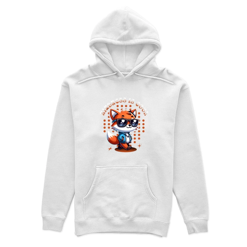 Renard Cool avec Lunettes de Soleil et Veste Femme Sweat à capuche