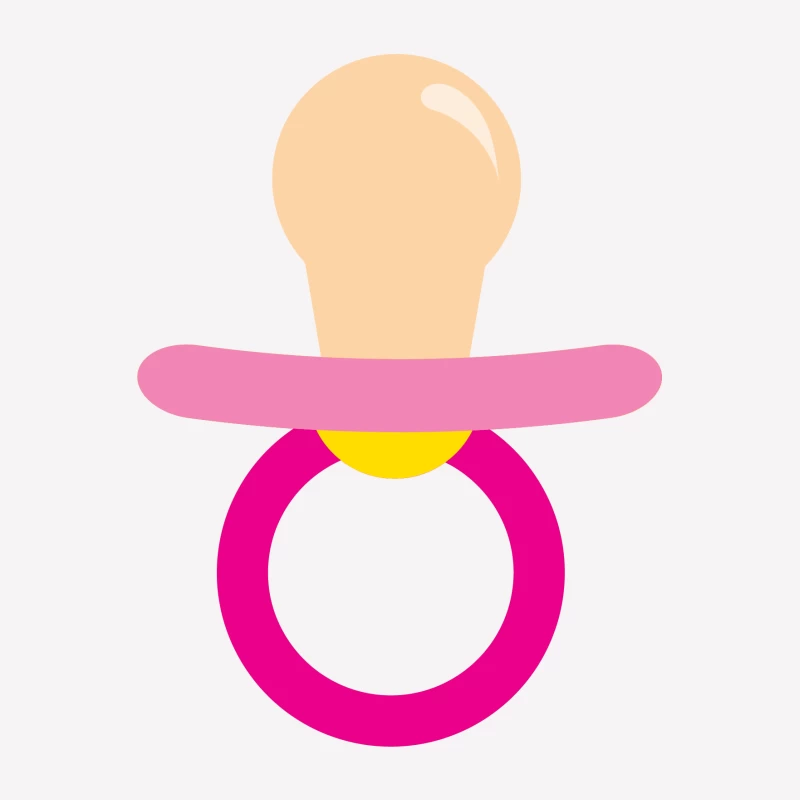 Tétine colorée pour bébé Femme T-Shirt