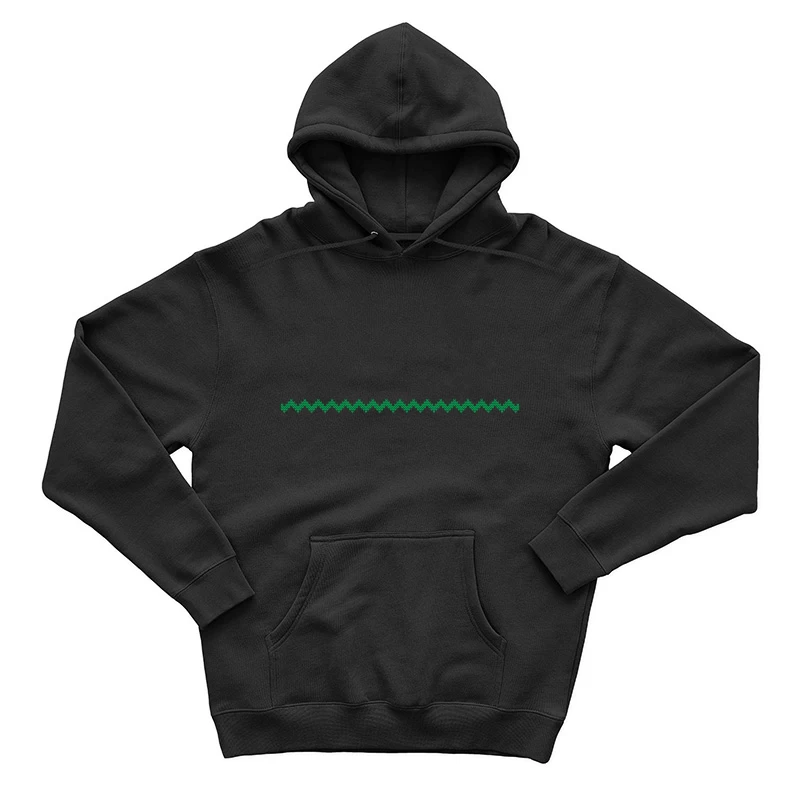 Motif géométrique symétrique vert Homme Sweat à capuche