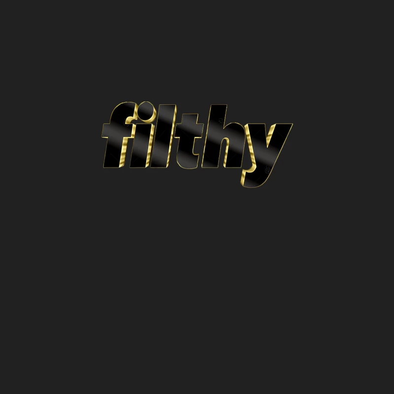 Filthy - Swag Gold Logo Typography Bucket Hat