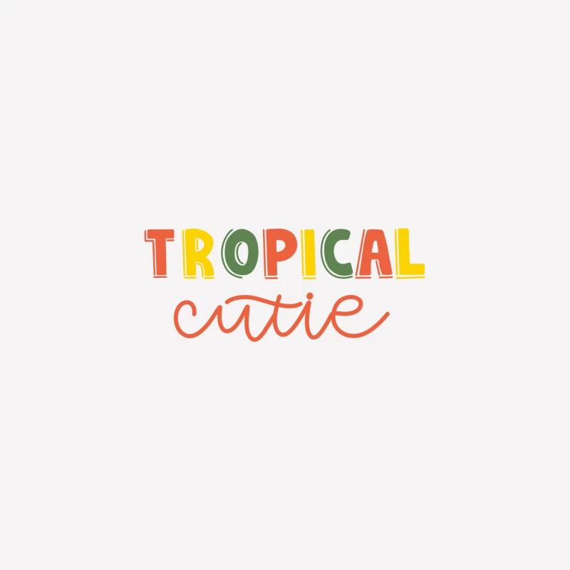Design coloré tropical Femme T-Shirt