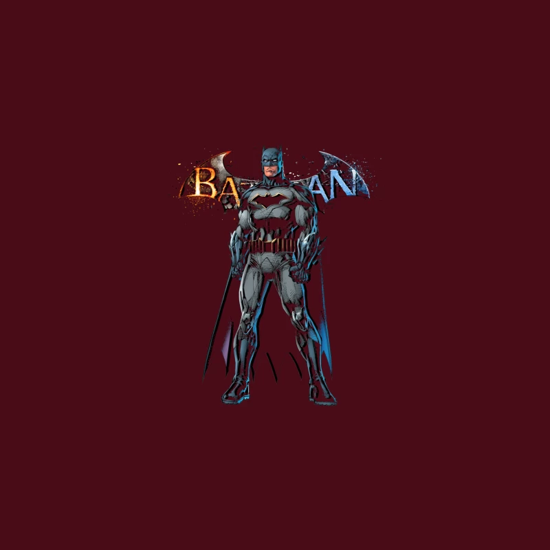 Batman Character Illustration Desk Mat