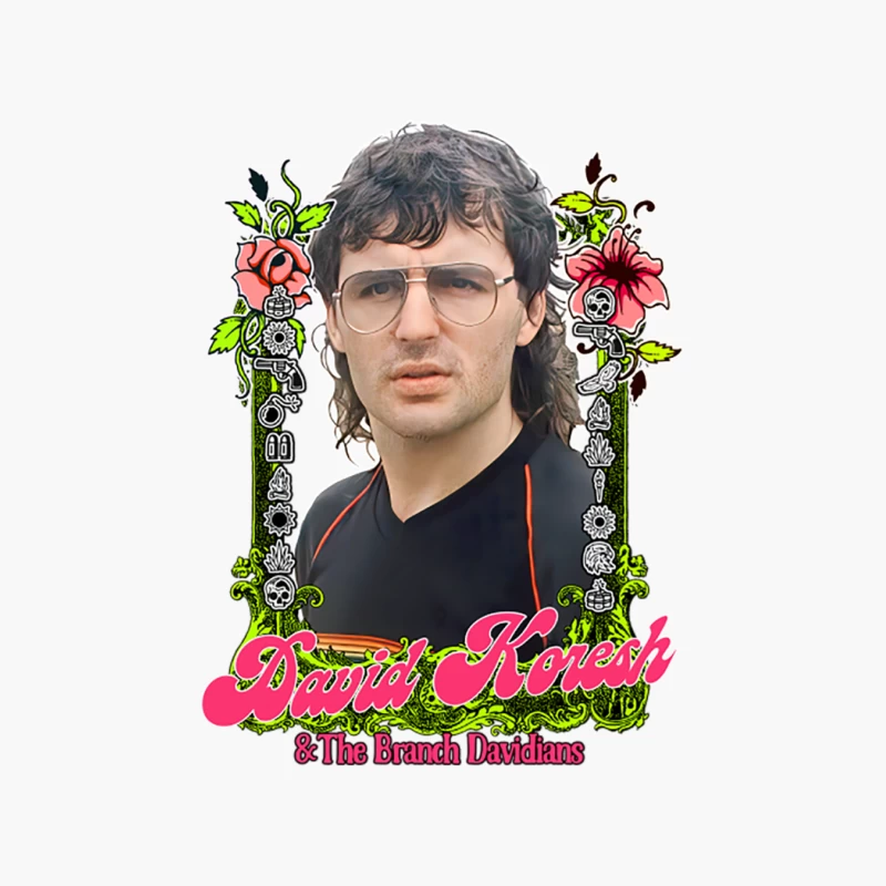 David Koresh  Retro Style Design Cotton Tote Bag