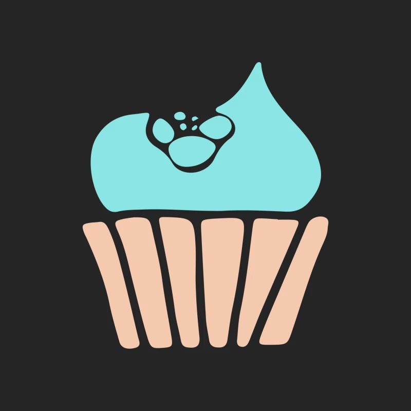 Cupcake Pattes de Chat Homme Sweat-shirt à enfiler