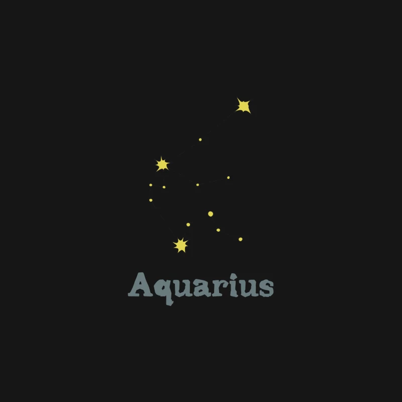 Sternbild Aquarius Herren T-Shirt