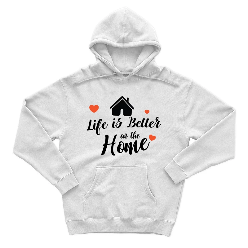 Maison avec des coeurs Homme Sweat à capuche