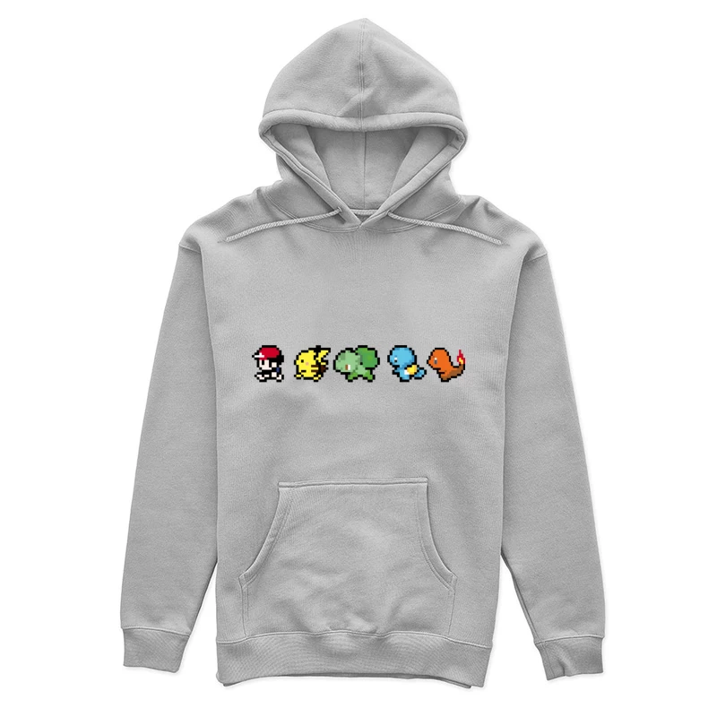 Pixel Kunst von Charakteren und Kreaturen Damen Pullover Hoodie