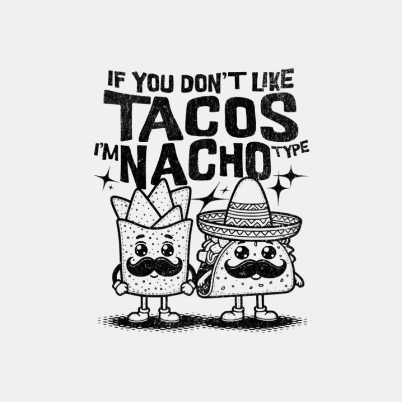 Witziges Taco und Nacho Design Herren Tanktops