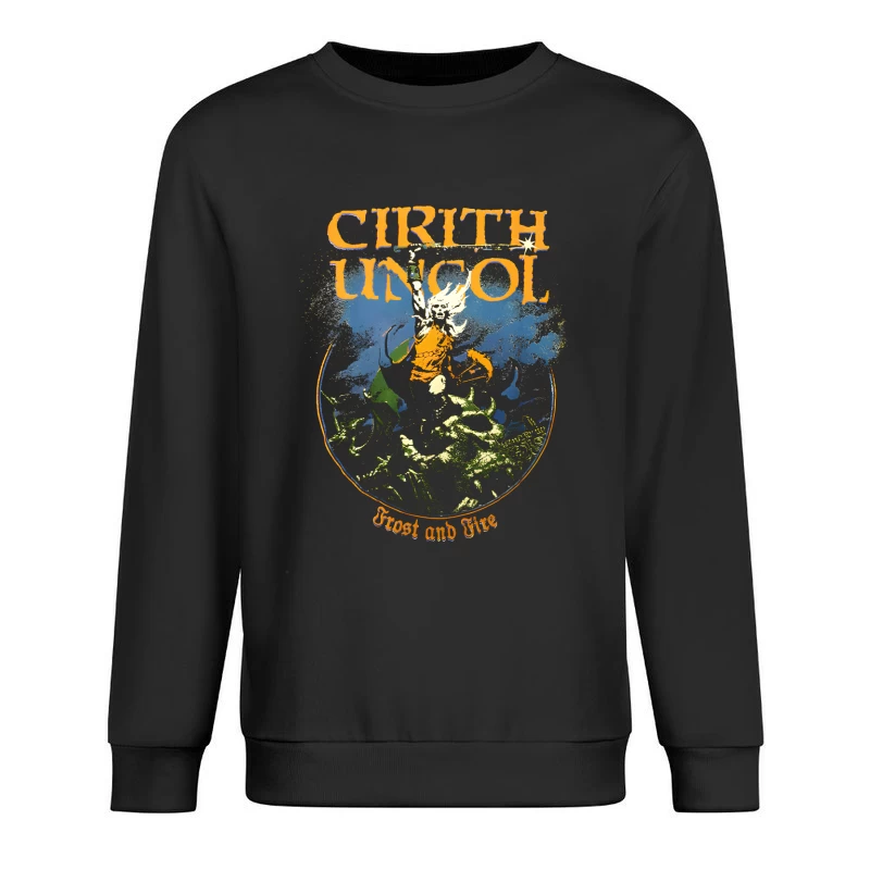 Cirith Ungol Frost and Fire Vintage Male Pullover Sweatshirt