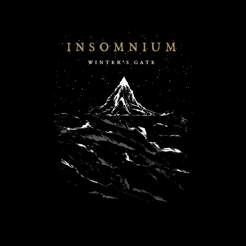 Insomnium Winter's Gate Throw Pillow