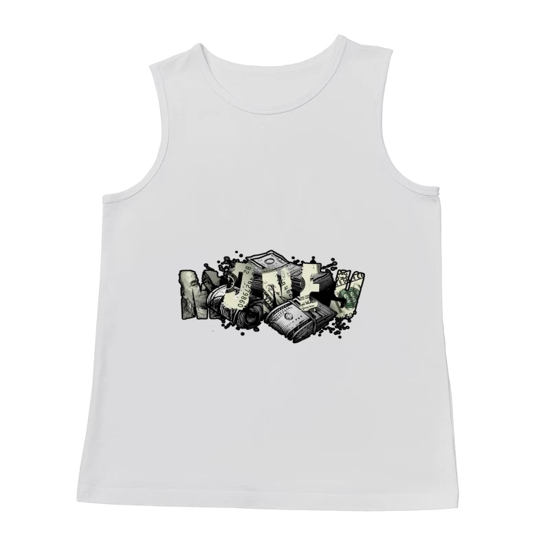Money Illustration Male Tank Top