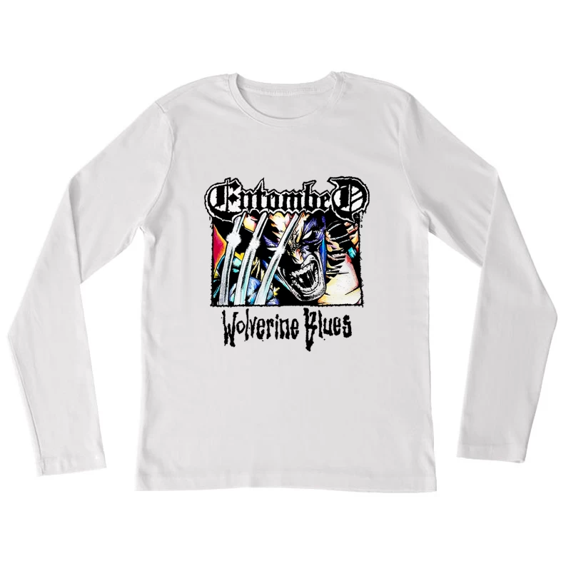 Entombed Wolverine Blues Vintage Female Long Sleeve T-Shirt