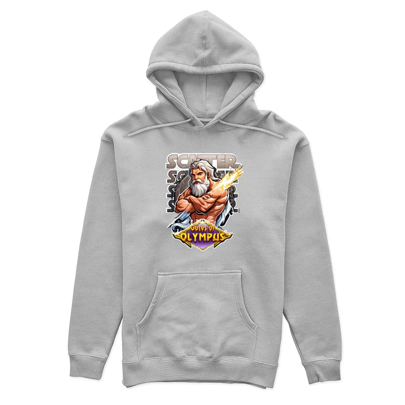 Gates of Olympus Slot Game Scatter Symbol Featuring Zeus Female Pullover Hoodie