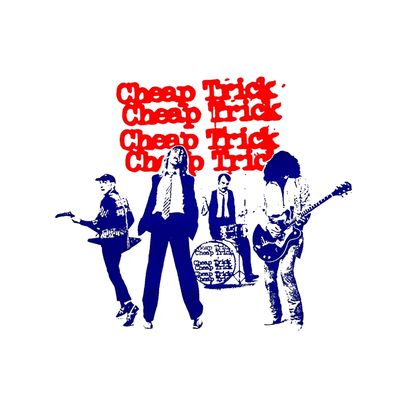 Cheap Trick Classic Throw Pillow