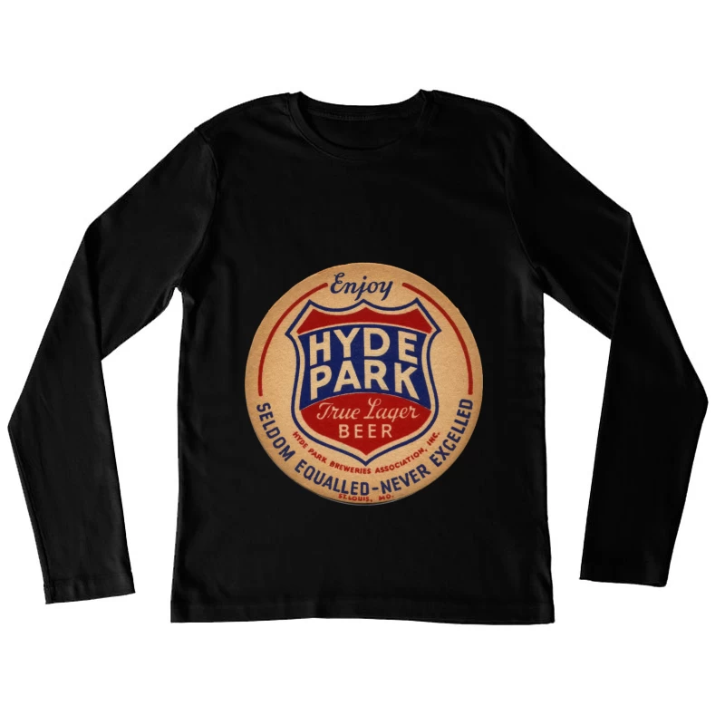 Hyde Park Beer #2 Female Long Sleeve T-Shirt