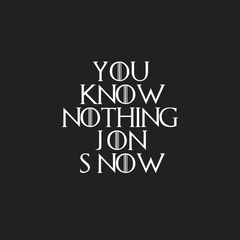 You Know Nothing Jon Snow Bucket Hat