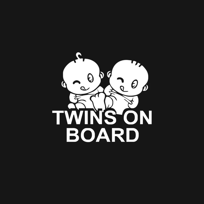 Twins on Board! Desk Mat