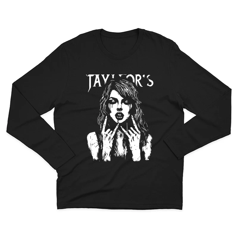 Taylor Swift Metal Male Long Sleeve T-Shirt