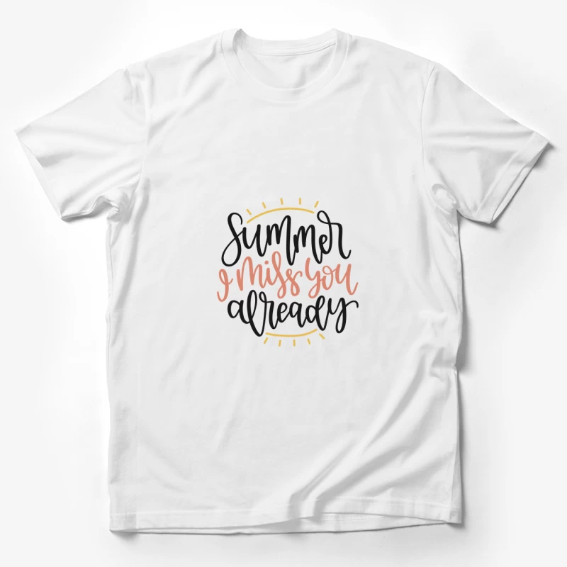 Message nostalgique d'été Homme T-Shirt
