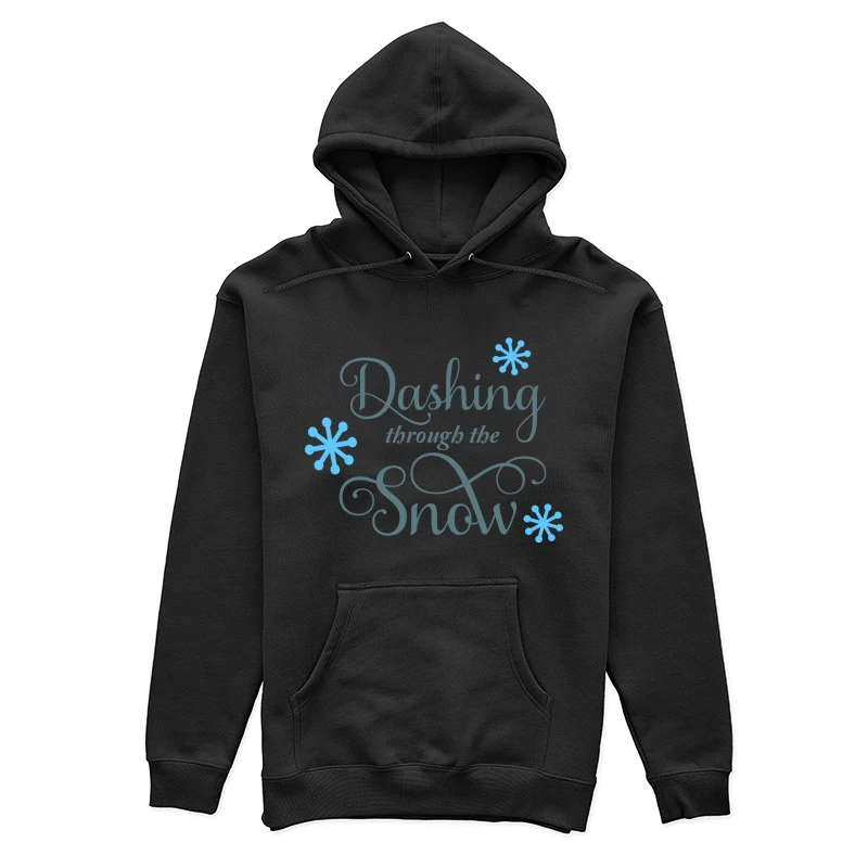 Design hivernal avec flocons de neige Femme Sweat à capuche