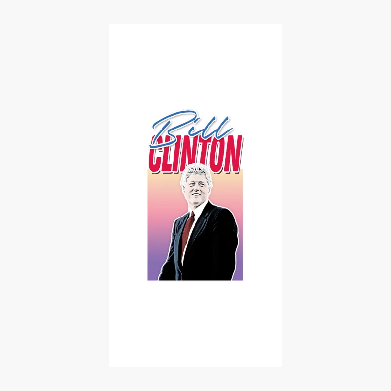 Bill Clinton  Sexy 90s Style Aesthetic Design iPhone Case